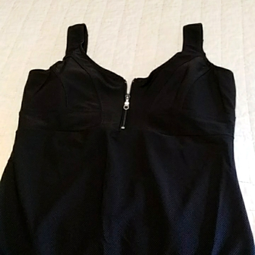 Baltex one piece black swimsuit, NWOT